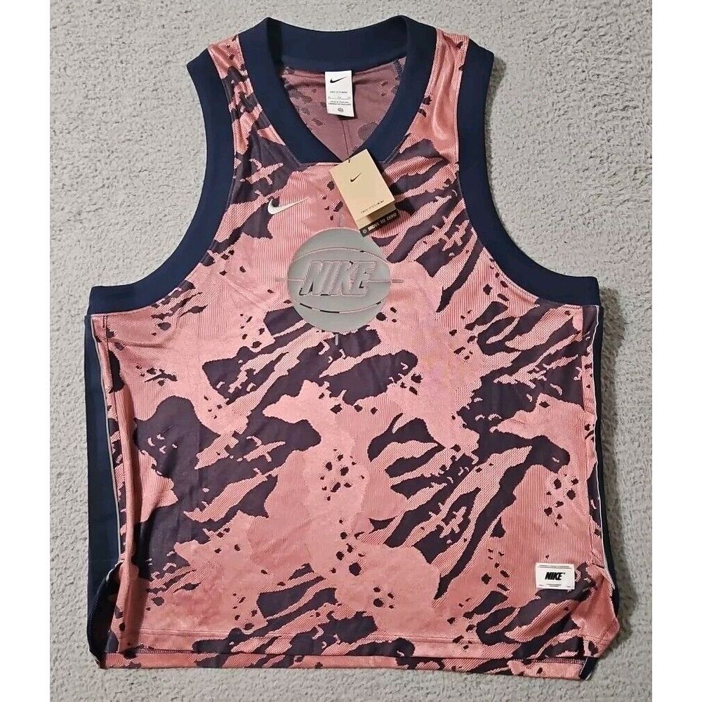 NWT Nike Dri Fit Premium Basketball‎ Jersey DX0257-410 $120 Size XL Dri Fit ADV